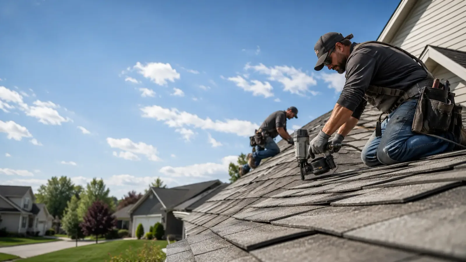 Storm Damage Roof Repair in North Aurora, IL near me